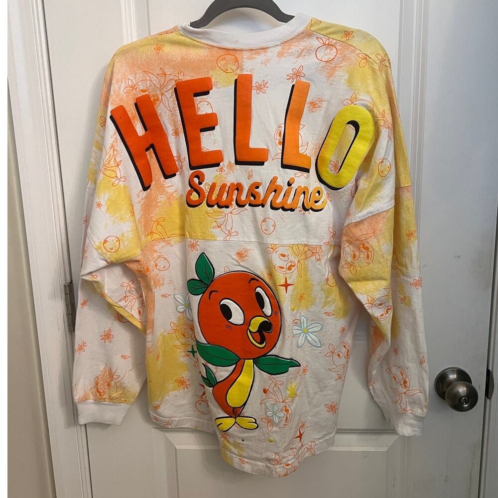 Disney Parks EPCOT Flower & Garden Festival Orange Bird Spirit Jersey S Tie Dye - Picture 4 of 7